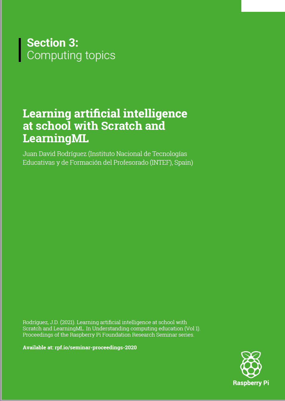 LearningML participates in the publication Understanding Computing ...